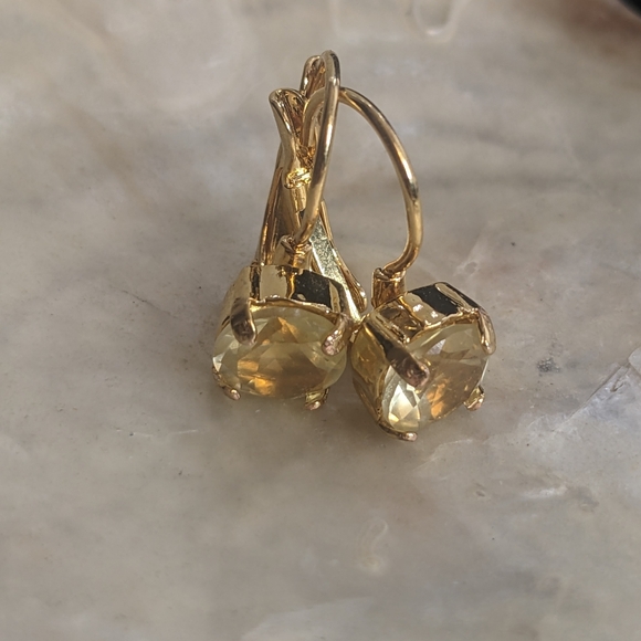 57.75 Total Carats Genuine Citrine Lemon Necklace & Earrings in 14k Gold Plated - Picture 8 of 8